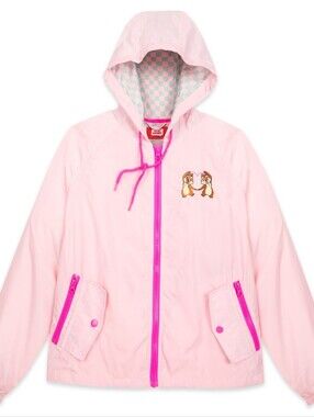 NWT OH MY DISNEY Chip ‘n Dale Hooded Jacket for Women XXL